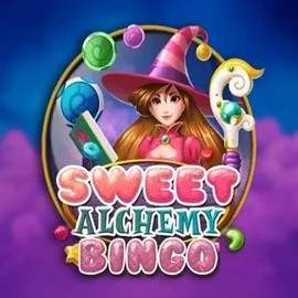 Official Bingo logo: Sweet Alchemy Bingo by Play'n GO at Best Bingo